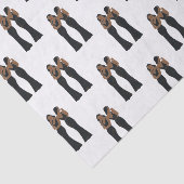 Mousseline Papier Tissu Gemini Zodiac (Détail)