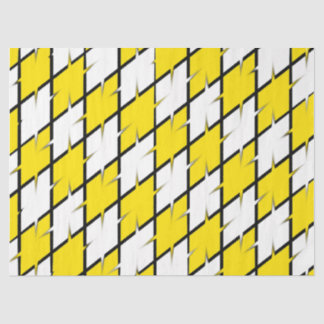 Mousseline Papier Tissu Géométrique