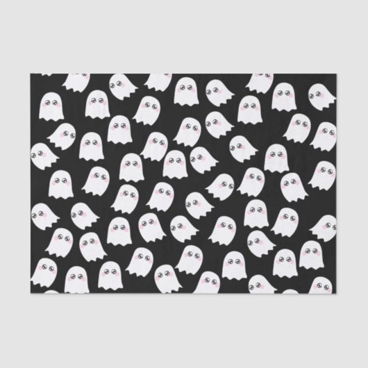 Mousseline Papier Tissu Ghosts (Recto)