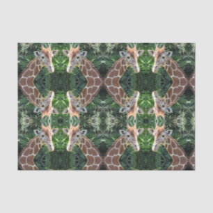 Mousseline Papier Tissu Giraffe