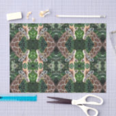 Mousseline Papier Tissu Giraffe (Artisanat)