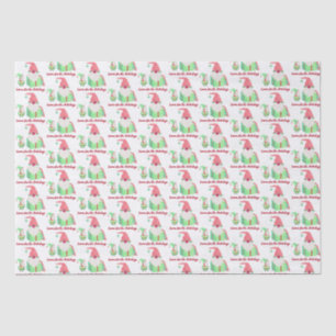 Mousseline Papier Tissu Gnome Holiday