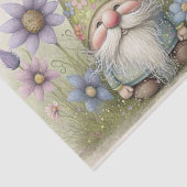 Mousseline Papier Tissu Gnomes Spring (Détail)