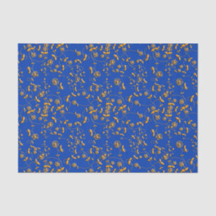Mousseline Papier Tissu Gold Swils