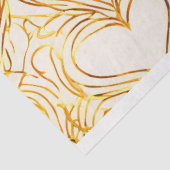 Mousseline Papier Tissu Golden Heart (Détail)