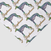 Mousseline Papier Tissu Gryhound Coloré (Détail)