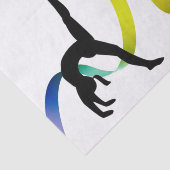 Mousseline Papier Tissu Gymnastique (Détail)