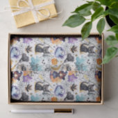 Mousseline Papier Tissu Halloween de charme (Cadeau)