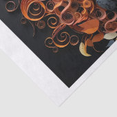 Mousseline Papier Tissu Halloween, Sorcière, (Détail)