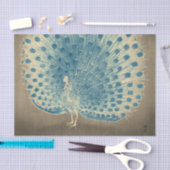 Mousseline Papier Tissu JAPONAIS PEACOCK (Artisanat)