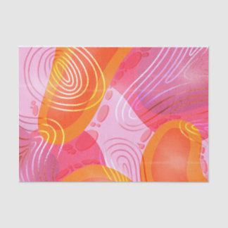 Mousseline Papier Tissu Lava Lampe