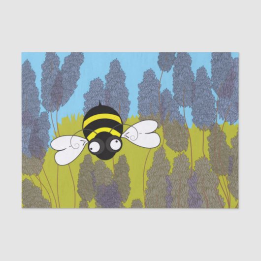 Mousseline Papier Tissu Lavender Bliss (Recto)