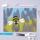 Mousseline Papier Tissu Lavender Bliss (Artisanat)