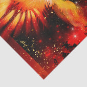 Mousseline Papier Tissu Levant Phoenix (Détail)