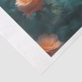 Mousseline Papier Tissu Lion Fleur (Détail)