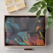 Mousseline Papier Tissu Lion Portrait (Cadeau)