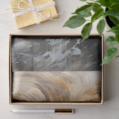 Mousseline Papier Tissu Lion Portrait (Cadeau)