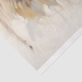 Mousseline Papier Tissu Lion Portrait (Détail)