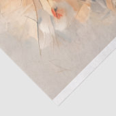 Mousseline Papier Tissu Lion Portrait (Détail)