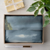 Mousseline Papier Tissu Loup foncé (Cadeau)