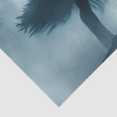 Mousseline Papier Tissu Loup foncé (Détail)