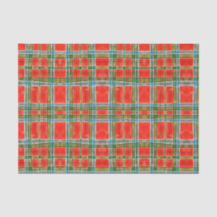 Mousseline Papier Tissu MAC BAIN TARTAN