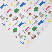 Mousseline Papier Tissu Massachusetts (Détail)