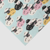 Mousseline Papier Tissu Mélange Mouton (Détail)