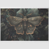 Mousseline Papier Tissu Mois de minuit (Recto)