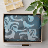 Mousseline Papier Tissu Moth Abstrait (Cadeau)