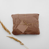 Mousseline Papier Tissu Mousse Mocha couleur solide