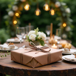 Mousseline Papier Tissu Mousse Mocha couleur solide