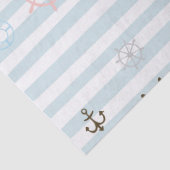 Mousseline Papier Tissu Nautique Bébé (Détail)