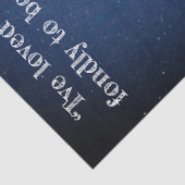 Mousseline Papier Tissu Night Stars (Détail)