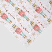 Mousseline Papier Tissu Nutcracker de Noël (Détail)
