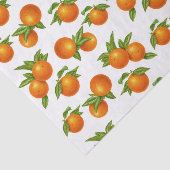 Mousseline Papier Tissu Orange (Détail)