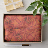 Mousseline Papier Tissu - Orange Begonia (Cadeau)