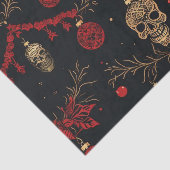 Mousseline Papier Tissu Ornement Crânien (Détail)