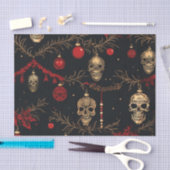 Mousseline Papier Tissu Ornement Crânien (Artisanat)