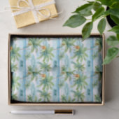 Mousseline Papier Tissu Palm Summer (Cadeau)