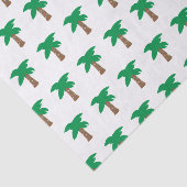 Mousseline Papier Tissu Palm Tree de vacances (Détail)