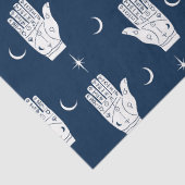 Mousseline Papier Tissu Palmistique À Mains (Détail)