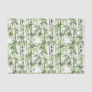 Mousseline Papier Tissu Panda Bambou