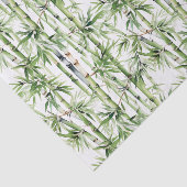 Mousseline Papier Tissu Panda Bambou (Détail)