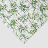 Mousseline Papier Tissu Panda Bambou (Détail)