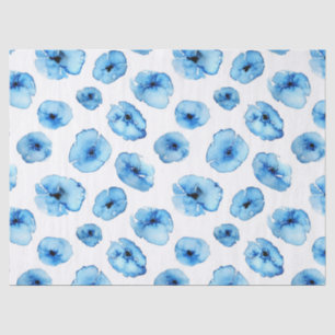 Mousseline Papier Tissu + Papier Découpage - Pépites bleues
