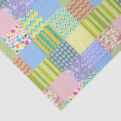 Mousseline Papier Tissu Patchwork 10 livres, blanc (Détail)