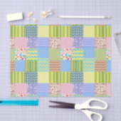 Mousseline Papier Tissu Patchwork 10 livres, blanc (Artisanat)