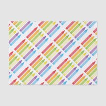Papier Tissu Patter Crayon