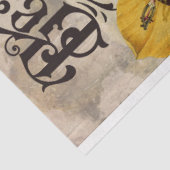 Mousseline Papier Tissu Peacock vintage (Détail)